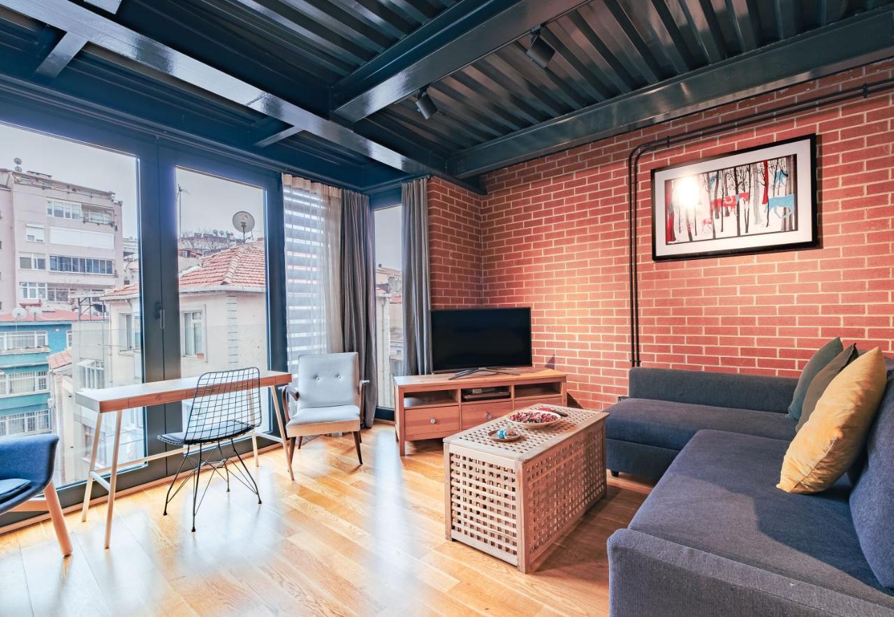 Homie Suites - "Loft 27" Urban Comfort Suites In The Heart Of Cihangir Istanbul Exteriör bild