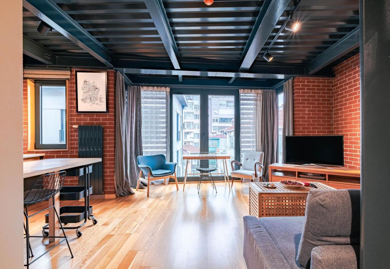Homie Suites - "Loft 27" Urban Comfort Suites In The Heart Of Cihangir Istanbul Exteriör bild